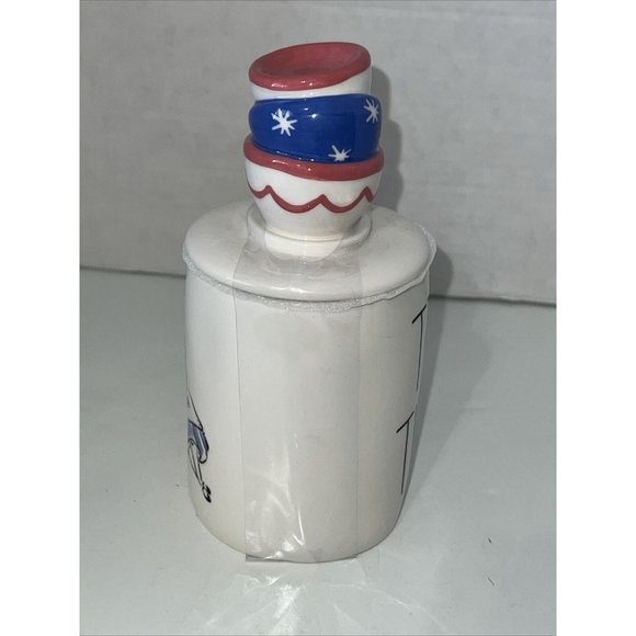 RAE DUNN Disney Alice In Wonderland "MAD TEA PARTY" Double Sided Mug Topper. NEW - Picture 15 of 16